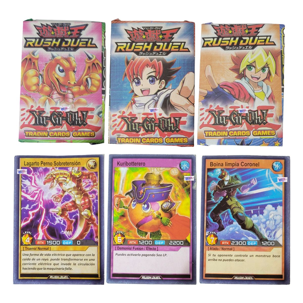 GENERICO - 150 Cartas de Juego Coleccionables Yu- Gi-Oh Rush Duel