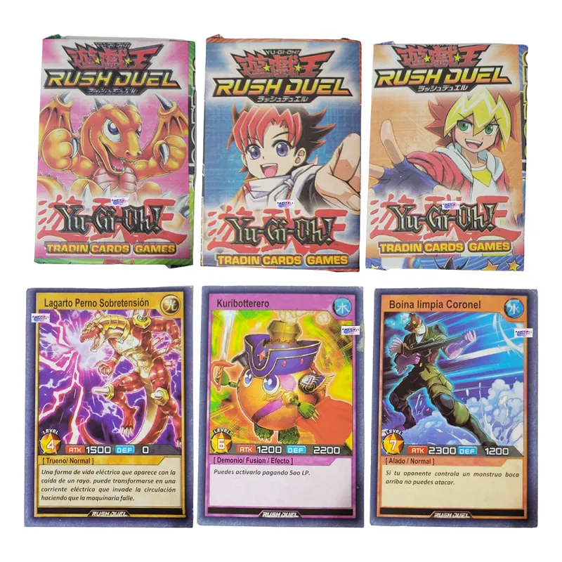 GENERICO - 150 Cartas de Juego Coleccionables Yu- Gi-Oh Rush Duel