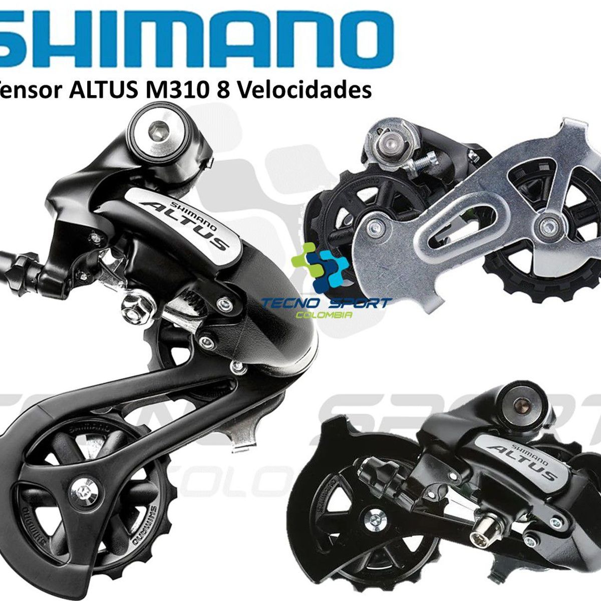 SHIMANO - Tensor Desviador Trasero Shimano Altus Rd M310 678 Velocid