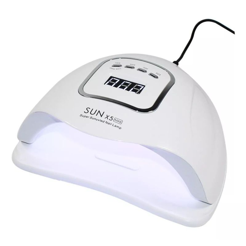 GENERICO - Secador Lámpara De Uñas Led Luz Uv Sun 120w Modelo X5 Max