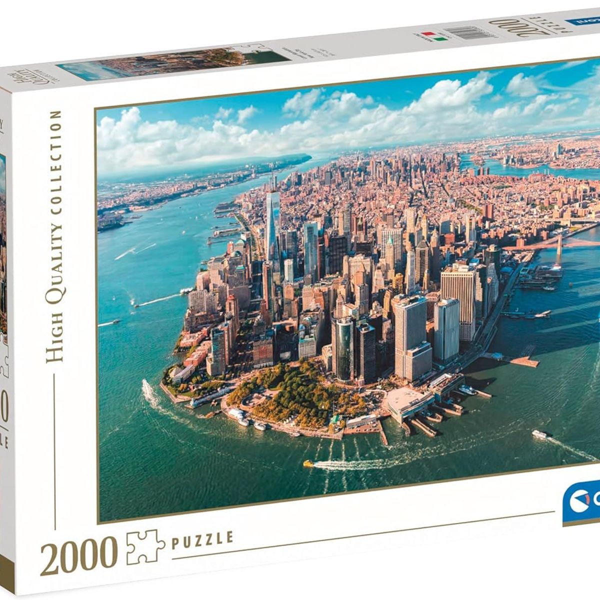 CLEMENTONI - Rompecabezas 2000 Piezas Adulto Manhattan New York Clementon