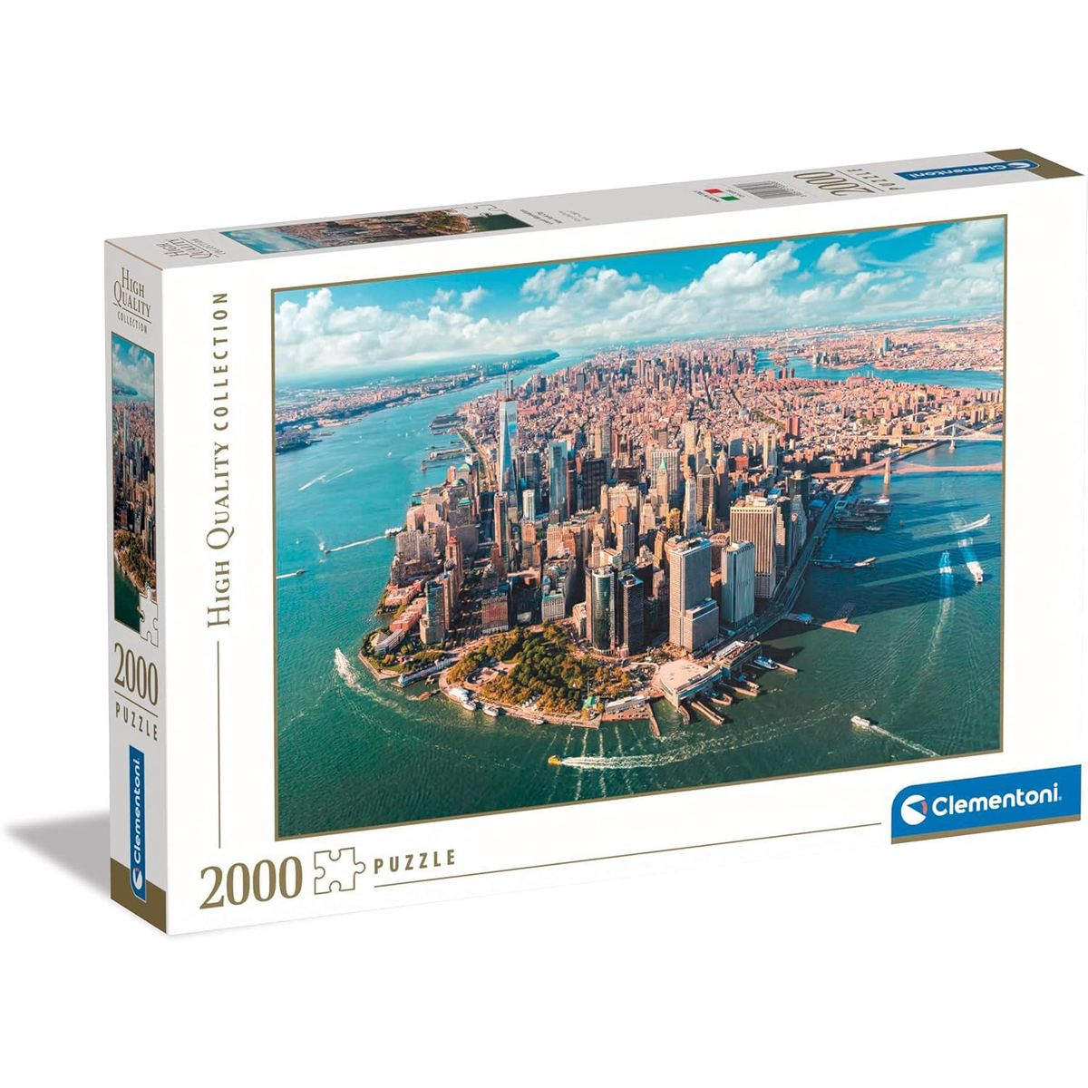 CLEMENTONI - Rompecabezas 2000 Piezas Adulto Manhattan New York Clementon
