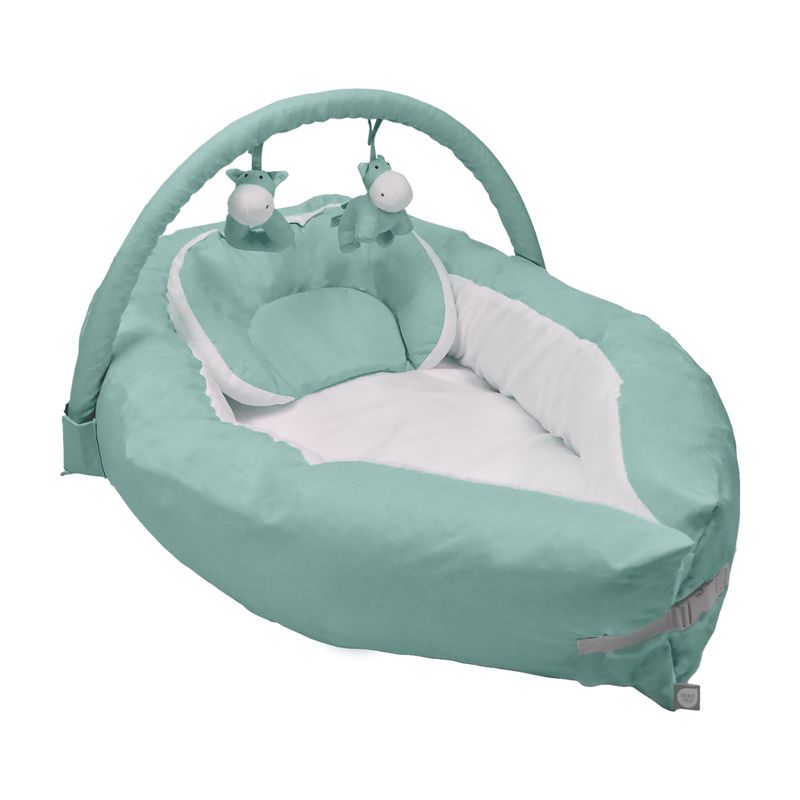 PREMIUM BABY - Cuna Nido Para Bebe 7 en 1 Onna Verde