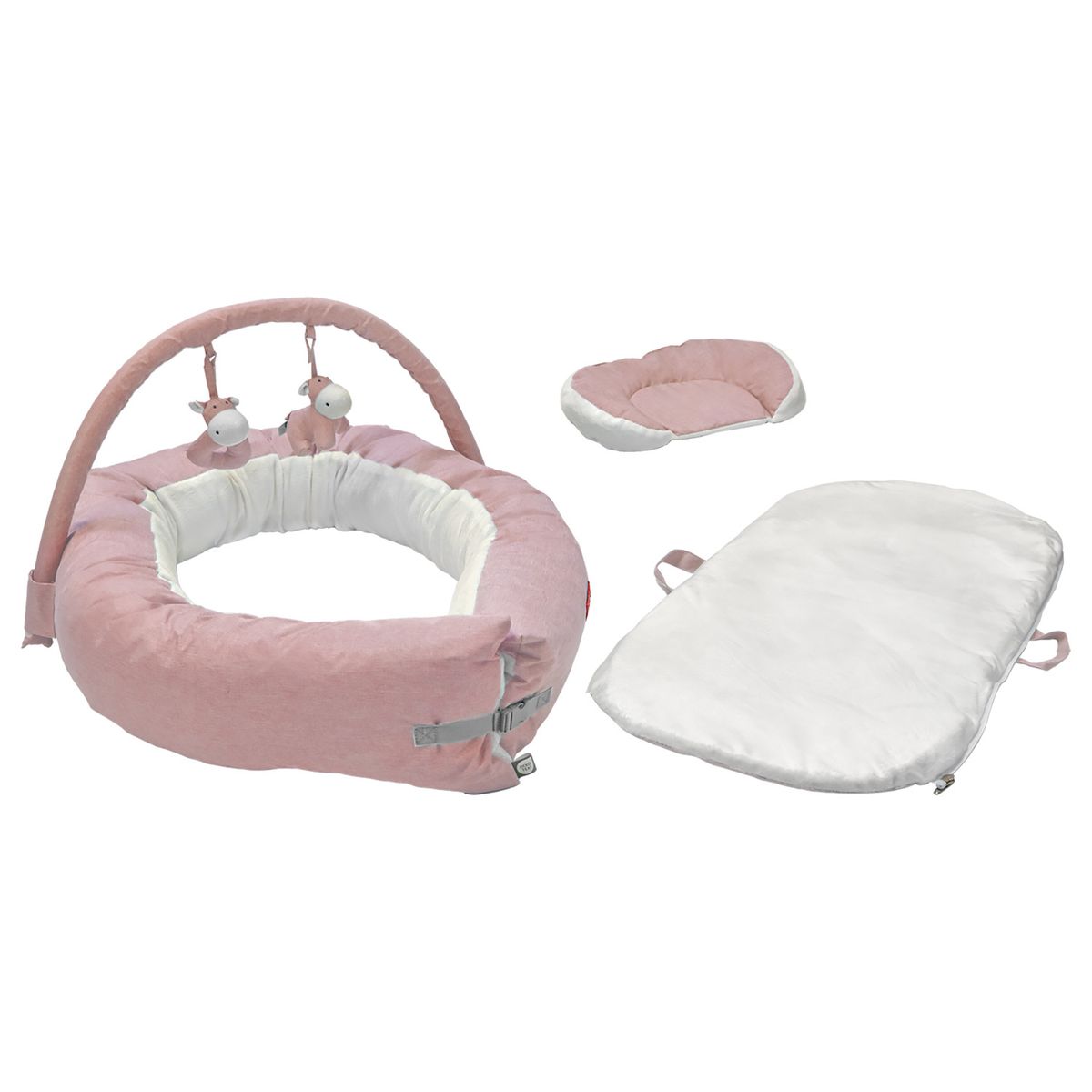 PREMIUM BABY - Cuna Nido Para Bebe 7 en 1 Onna Rosado
