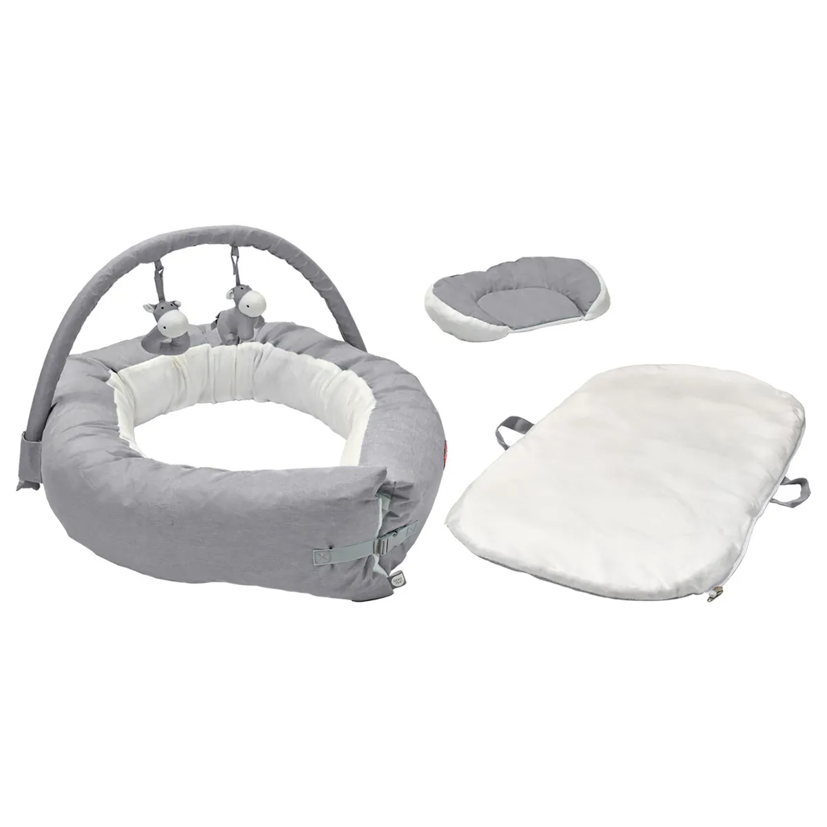 PREMIUM BABY - Cuna Nido Para Bebe 7 en 1 Onna Gris