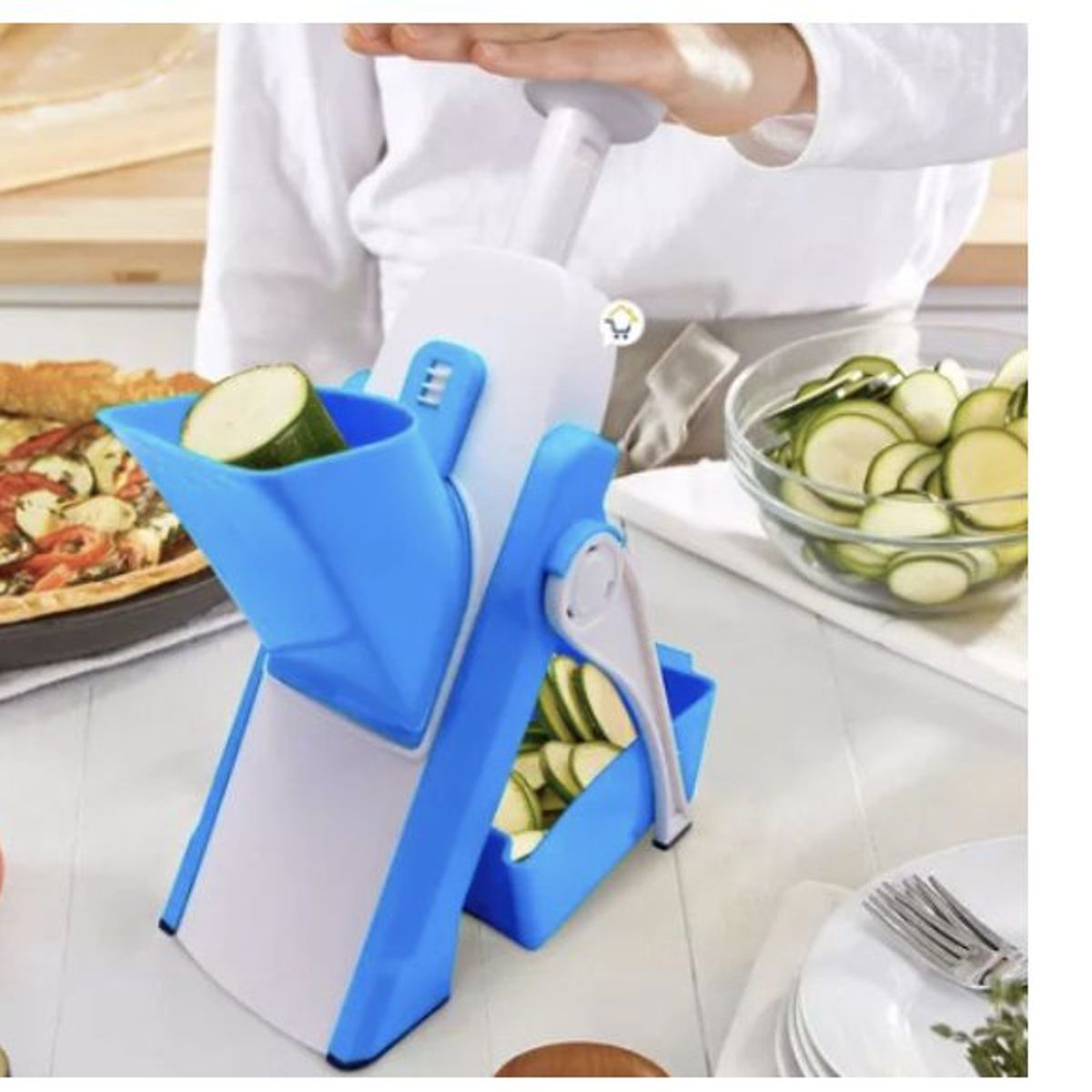 SKY - Cortador Mandolina Rayador Multifuncion 5 En 1