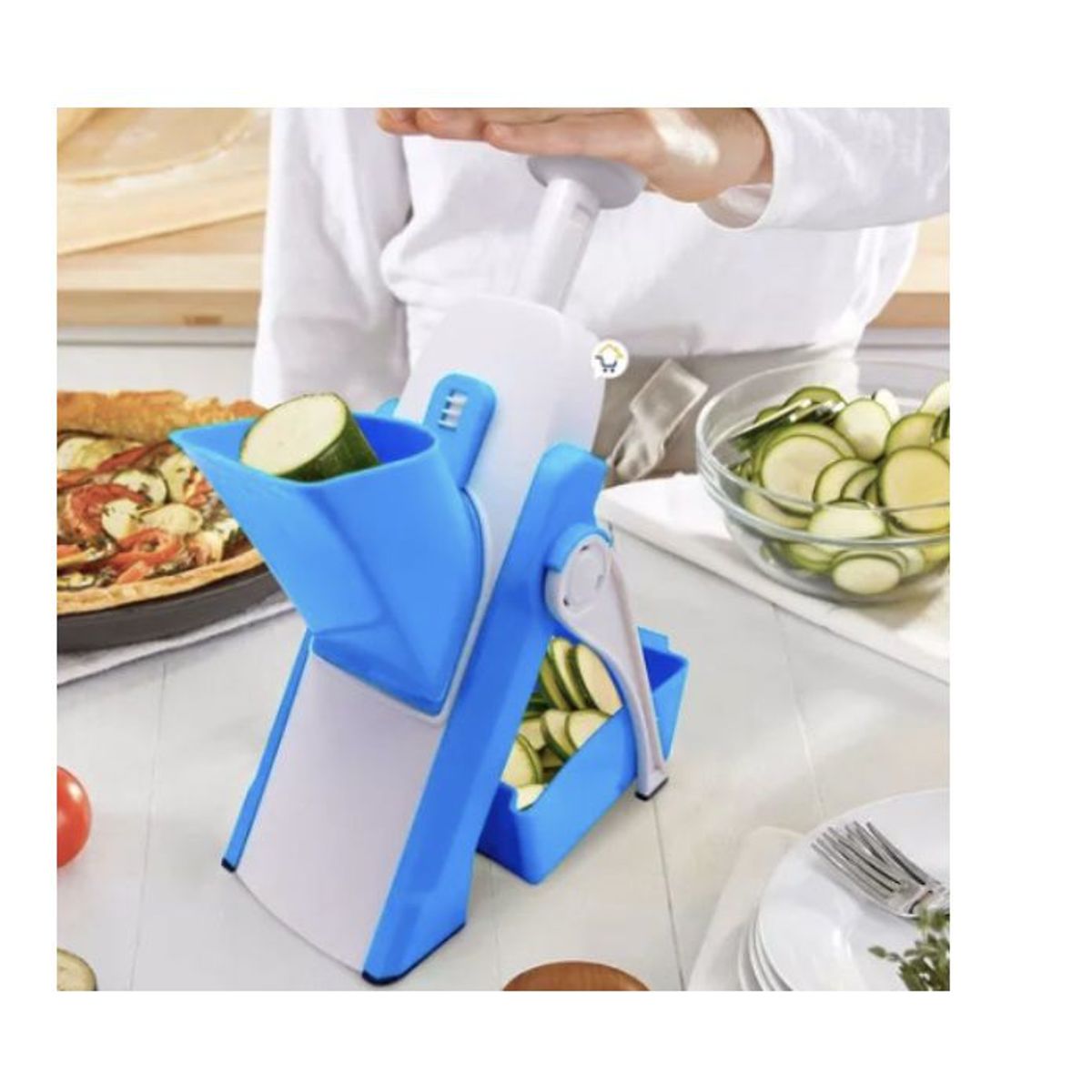 SKY - Cortador Mandolina Rayador Multifuncion 5 En 1