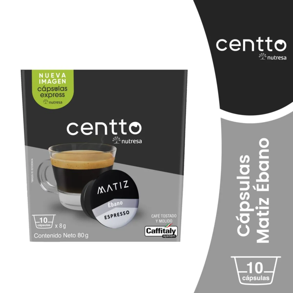 NUTRESA - Cápsulas Café Matiz Ébano Centto