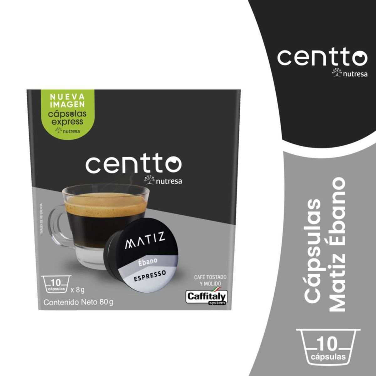 NUTRESA - Cápsulas Café Matiz Ébano Centto