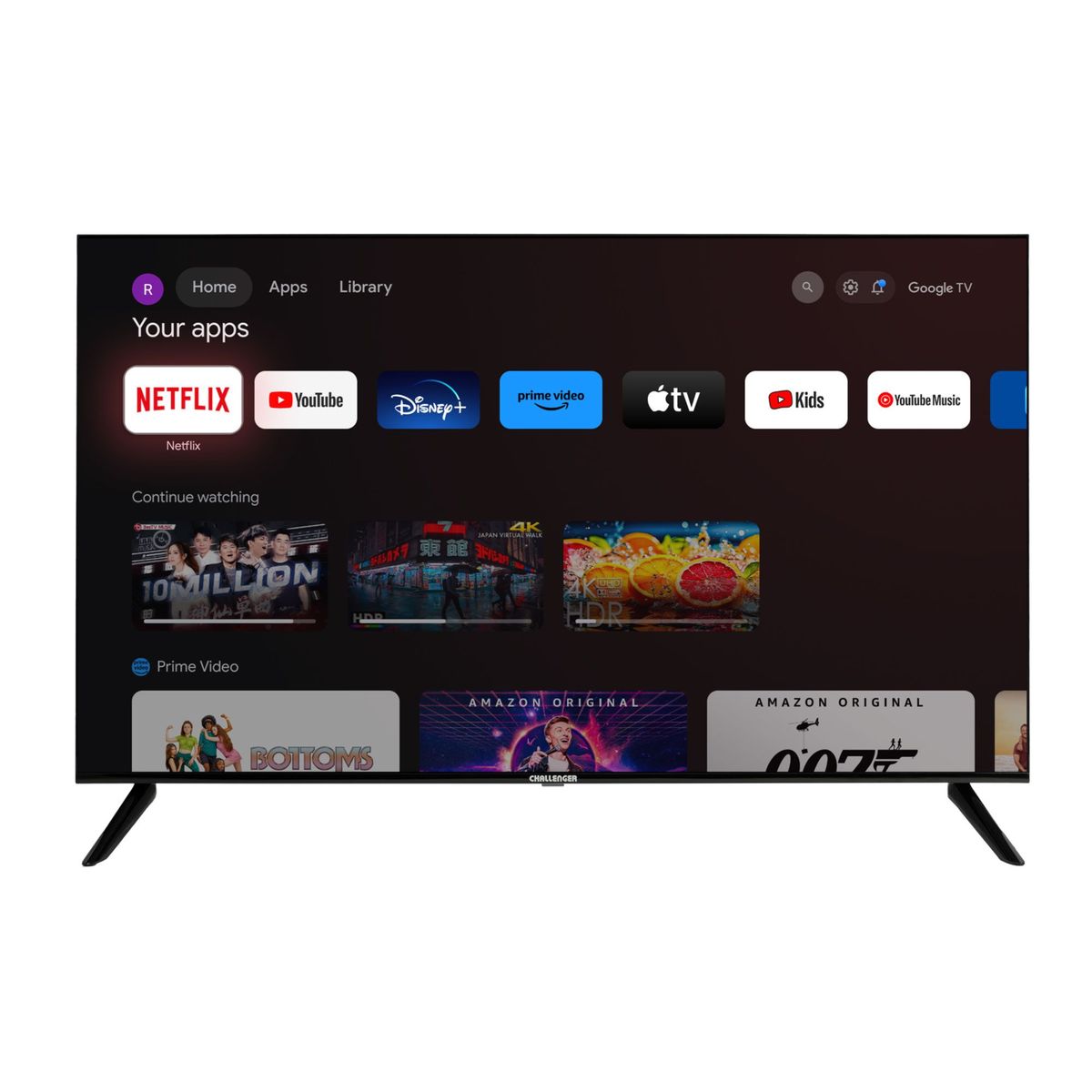 CHALLENGER - UHD 55TG80 BT GOOGLETV T2