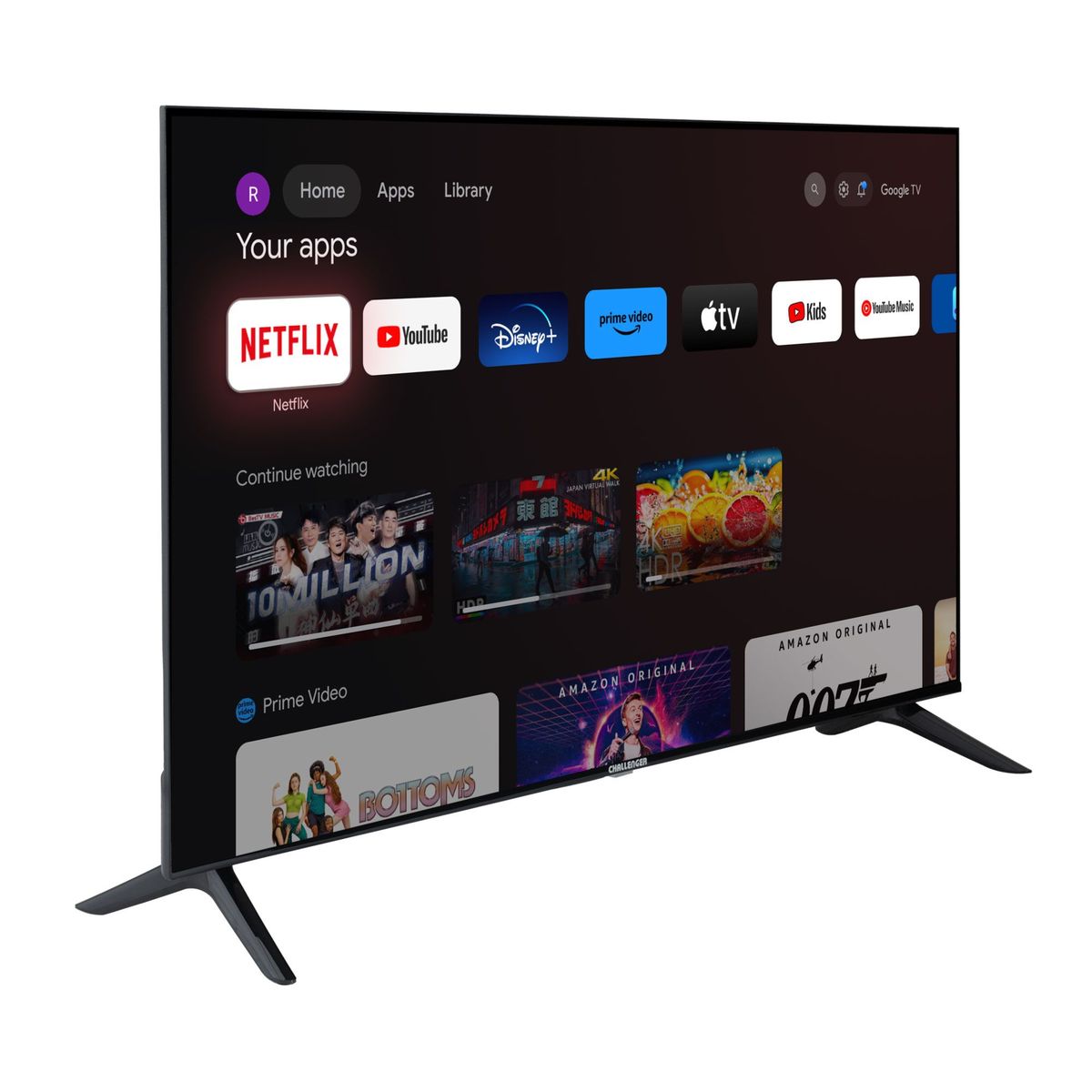 CHALLENGER - UHD 55TG80 BT GOOGLETV T2