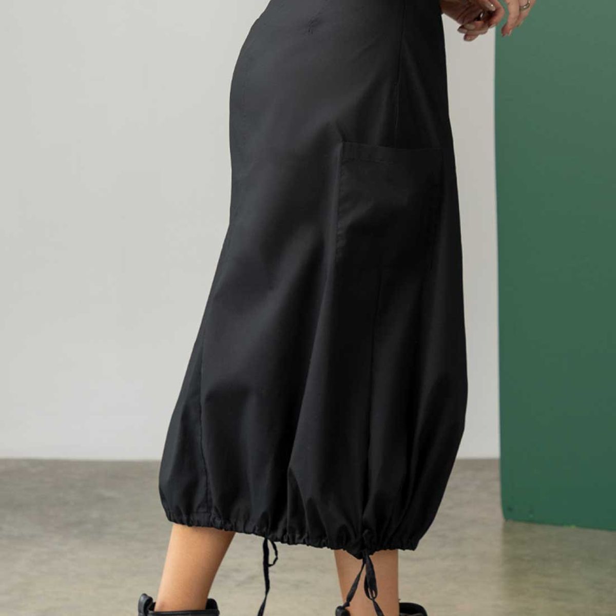 RUTTA - Falda Larga Mujer Negro Rutta 100204