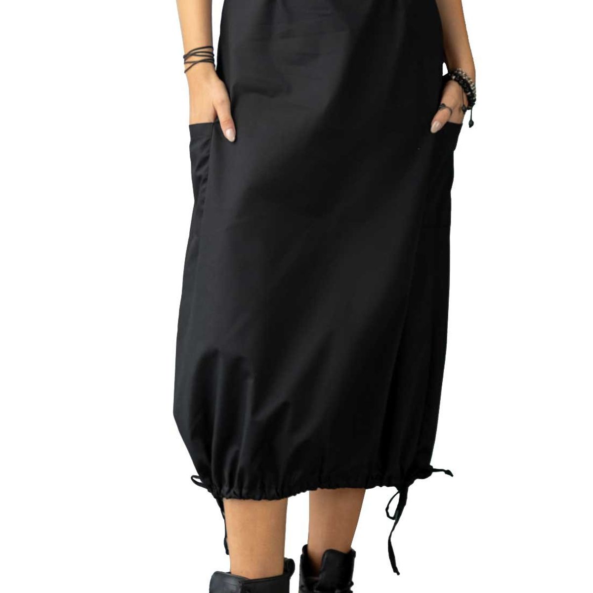 RUTTA - Falda Larga Mujer Negro Rutta 100204