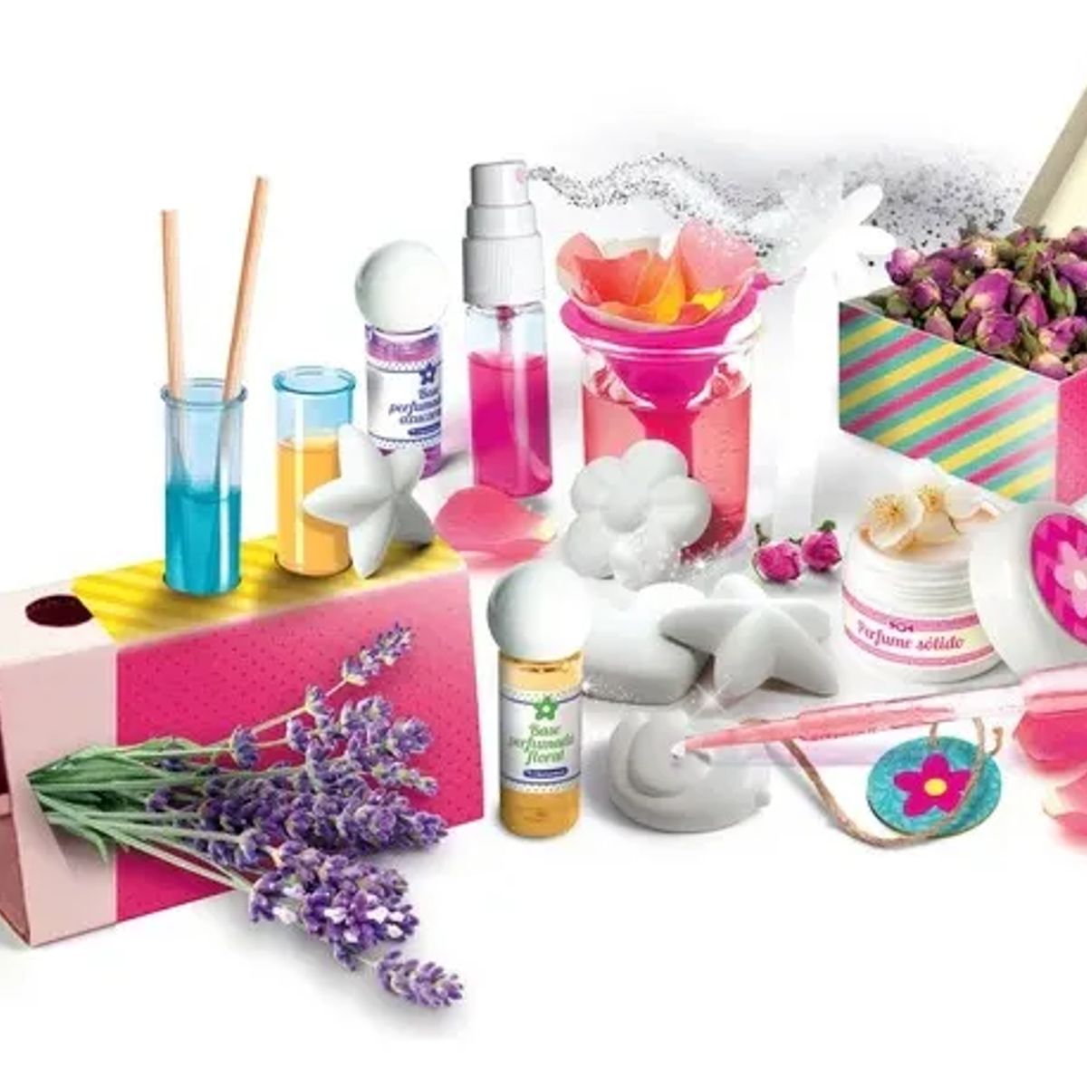 CLEMENTONI - Juego De Ciencia Fabrica De Perfumes Para Niñas Experimiento