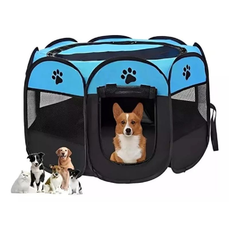 GENERICO - Corral Plegable Para Perros y Casa Jaulada Portatil
