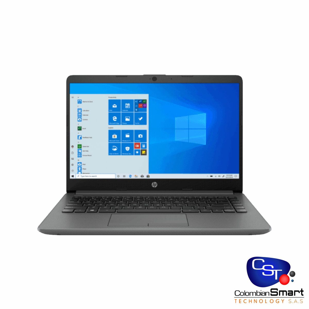 HP - PORTATIL ,LAPTOP ,INTEL CORE I3, 10MA GENERACION, 4GB DE RAM, 256GB DE SSD, 14 PULGADAS , COLOR GRIS
