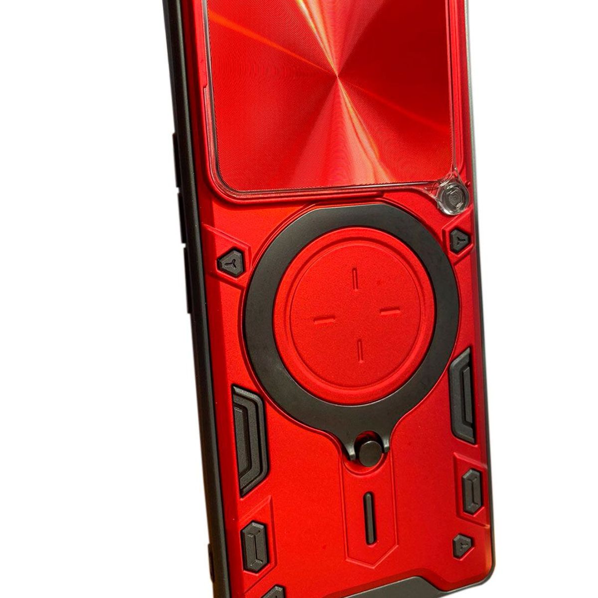 GENERICO - Estuche Proteccion Camara Con Soporte Infinix note 40 pro 5g Rojo