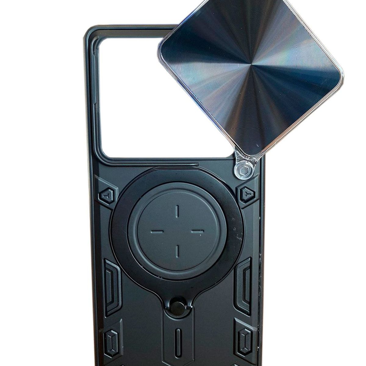 GENERICO - Estuche Proteccion Camara Con Soporte Infinix note 40 pro 5g Negro