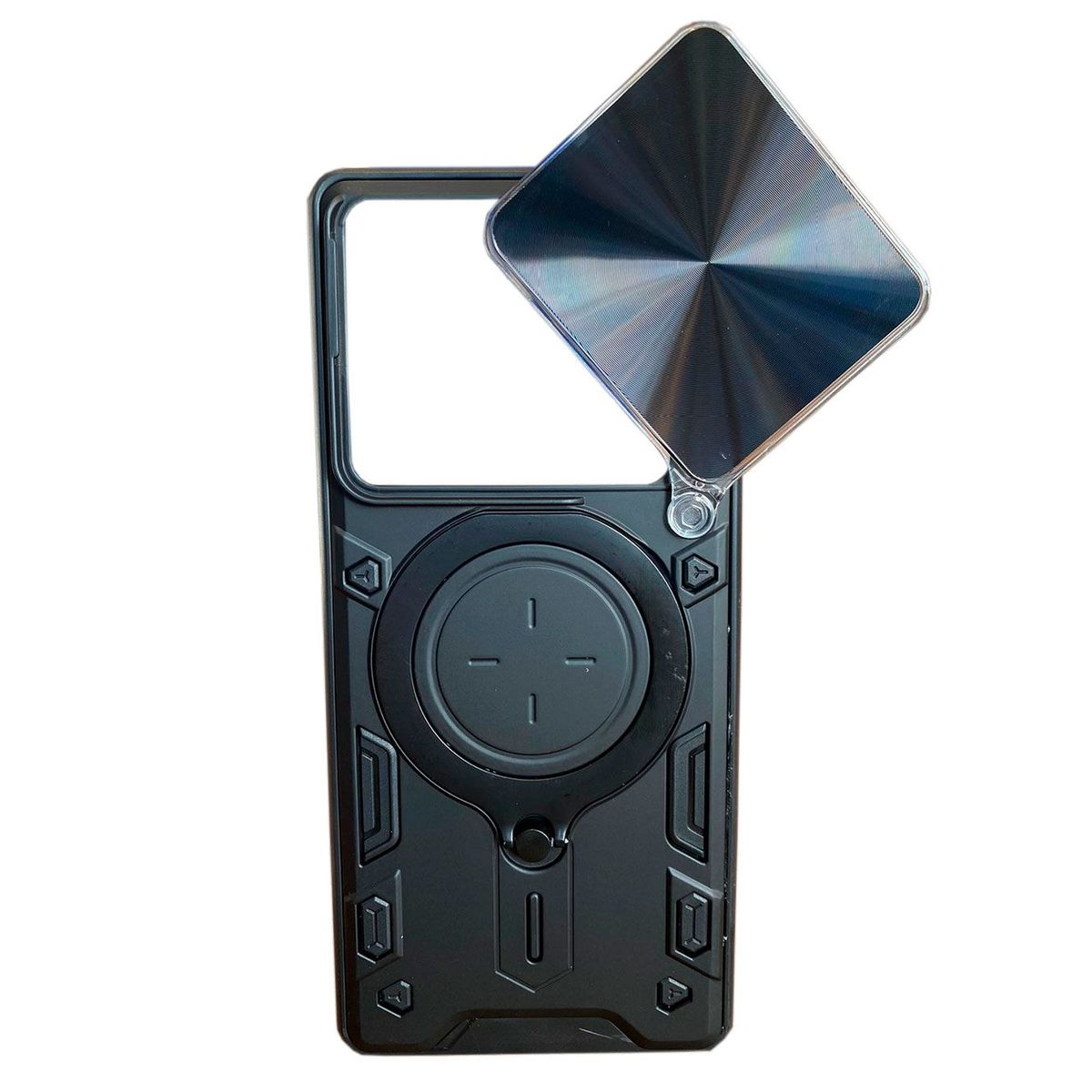 GENERICO - Estuche Proteccion Camara Con Soporte Infinix note 40 pro 5g Negro