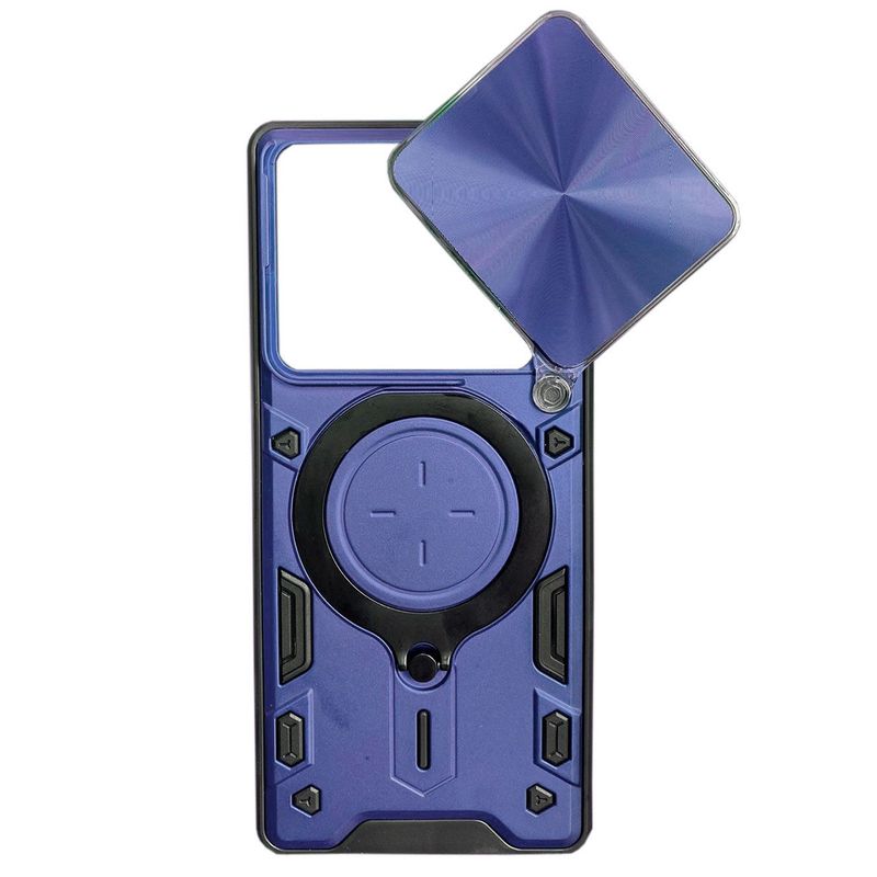 GENERICO - Estuche Proteccion Camara Con Soporte Infinix note 40 pro 5g Azul