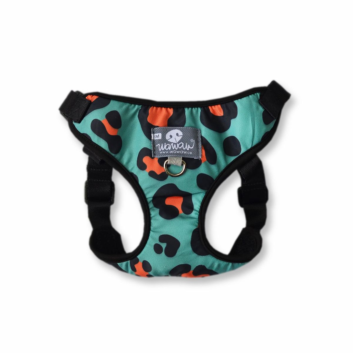 WAWAW - Pechera para perro  talla XS sub animal print verde Wawaw