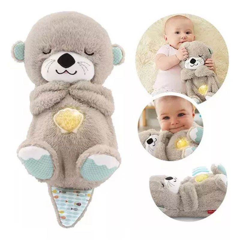 GENERICO - Peluche Realista Nutria Bebe Estimulación Sensorial Sonido