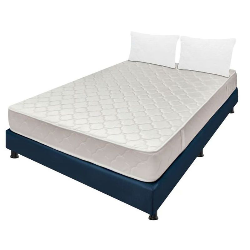 GENERICO - Colchón anatómico y basecama obsequio dos almohadas 140x190cm
