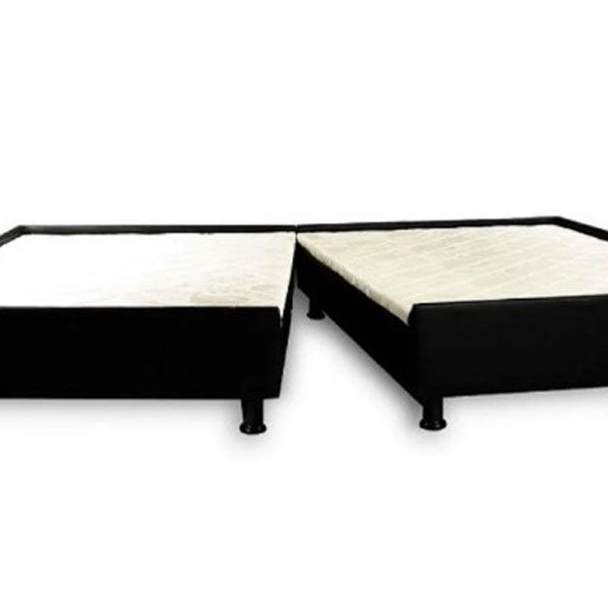 GENERICO - Colchón ortopédico y basecama obsequio dos almohadas 100x190cm