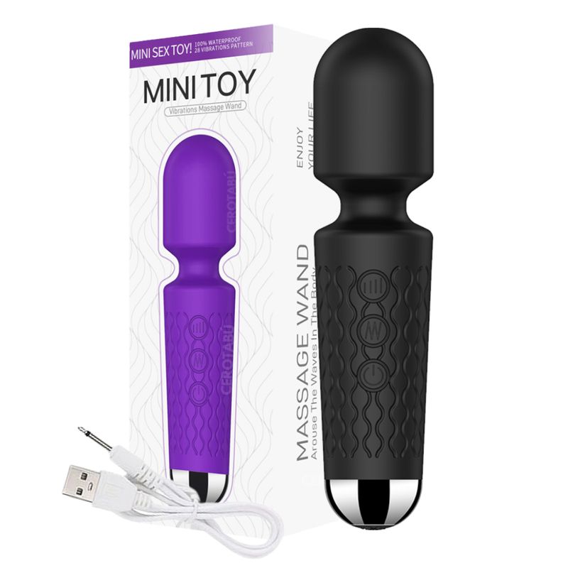 GENERICO - Vibrador Masajeador De Clítoris Recargable Juguete Sexual Negro