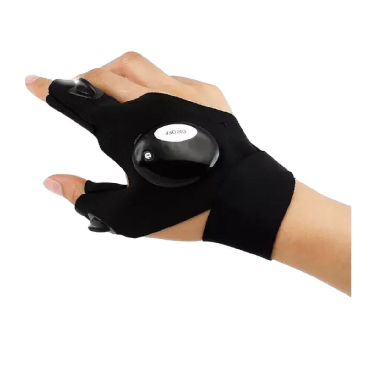 AFM - Guante Con Luz Led Ajustable Linterna Manos Libres De Pila