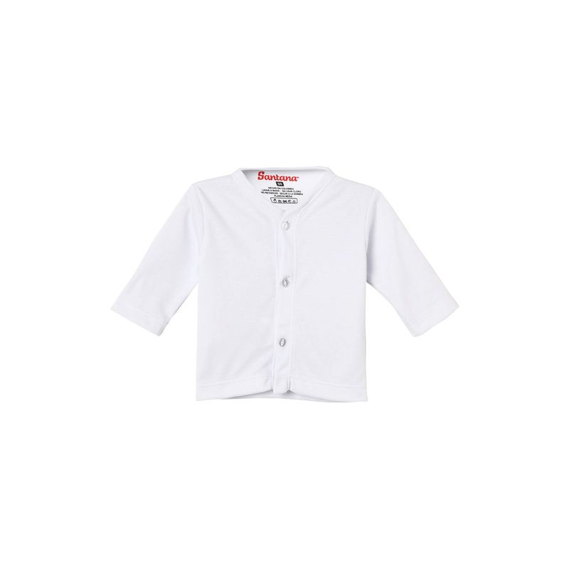 SANTANA - Camiseta Bebé Manga Larga Santana Blanca