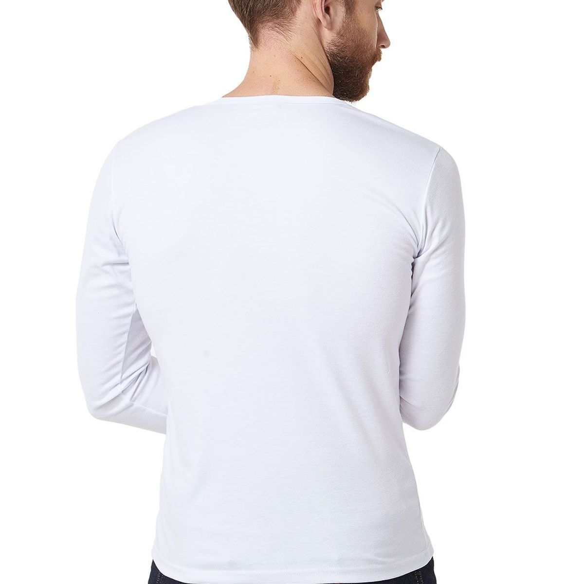 SANTANA - Camiseta Hombre Cuello 3 Botones Manga Larga Santana