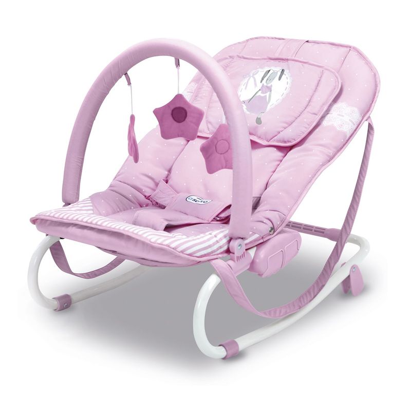 ASALVO - MECEDORA BEBÉ RELAX CONEJITO ROSA