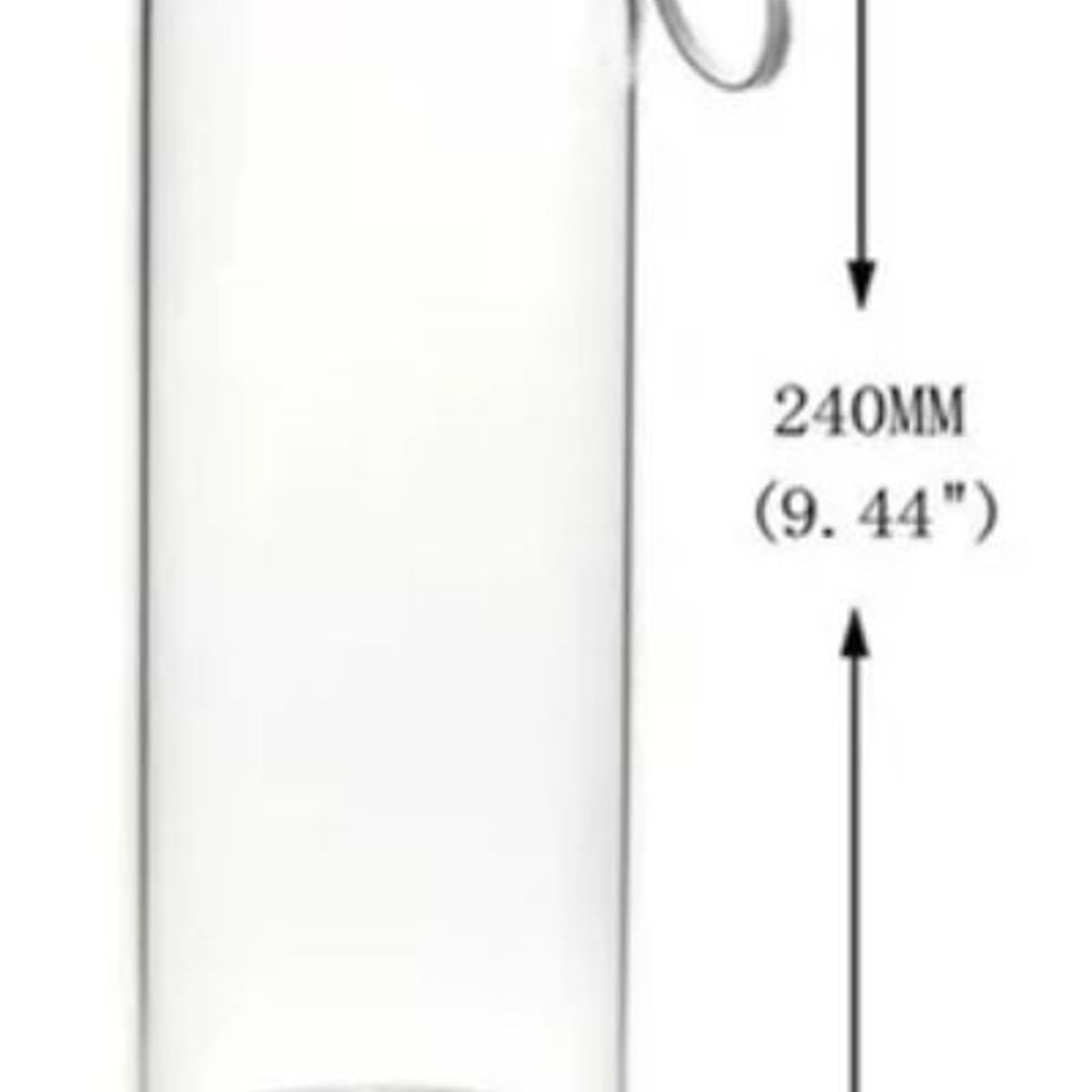 GENERICO - BOTELLA DE AGUA CUARZO MORADOROSADO Y CRISTAL