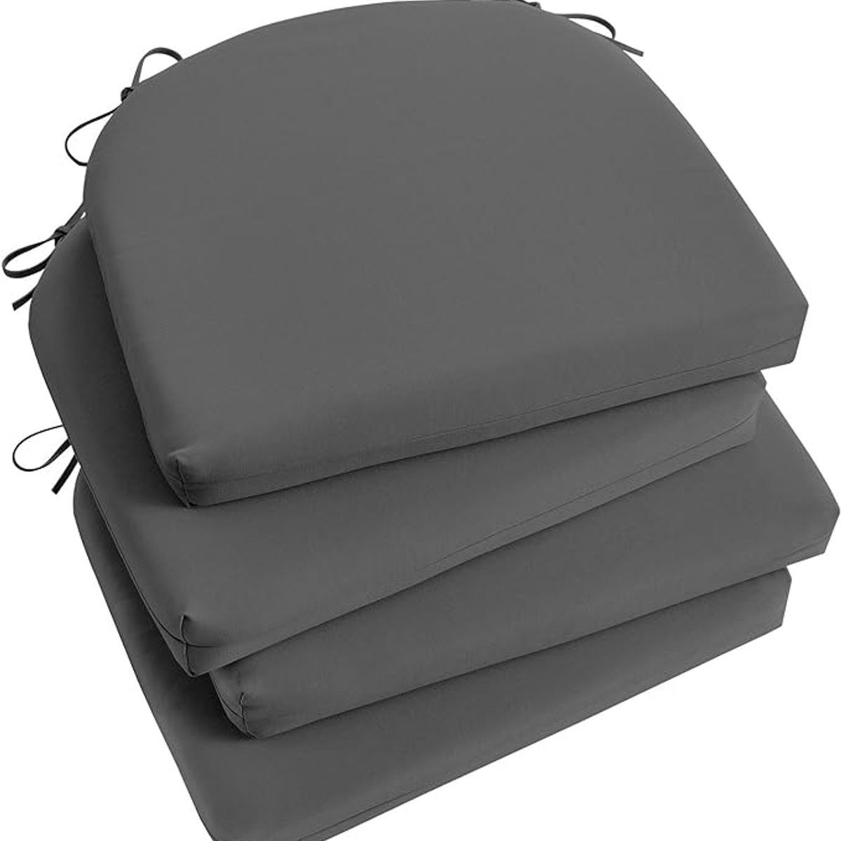 DISEÑOS RAMONA'S - Cojín Para Silla Redondos Setx4 42x42 Gris Claro