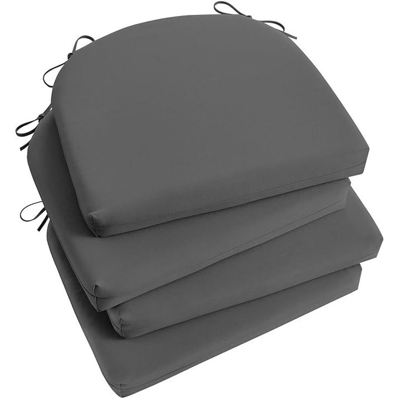 DISEÑOS RAMONA'S - Cojín Para Silla Redondos Setx4 42x42 Gris Claro