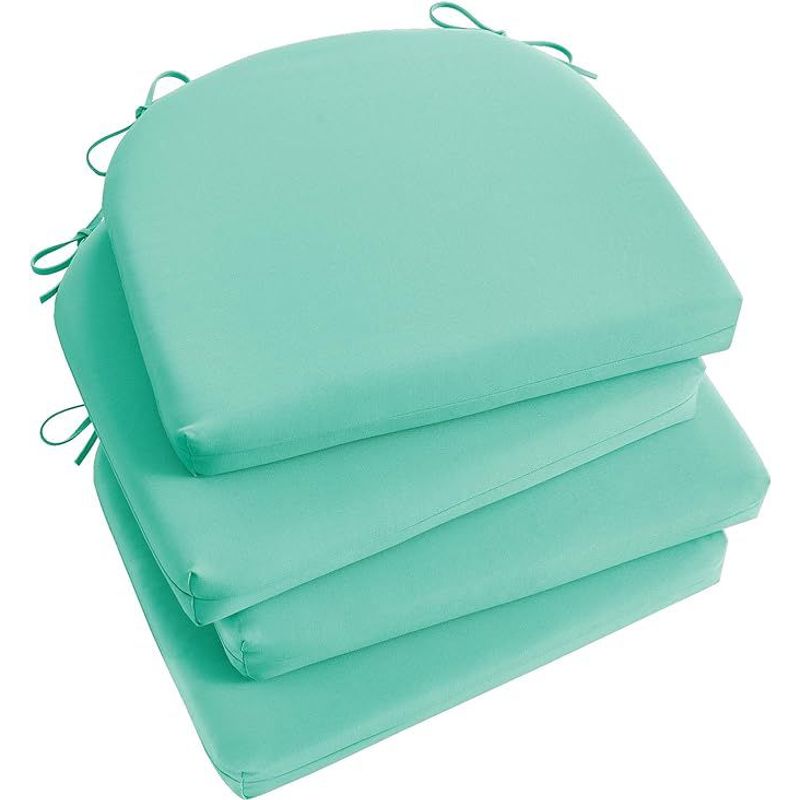 DISEÑOS RAMONA'S - Cojín Para Silla Redondos Setx4 42x42 Turquesa