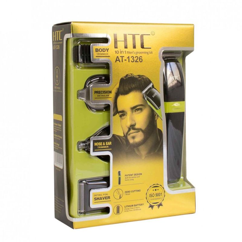 HTC - Maquina Barbera Afeitar Patillera Htc 1326 Accesorios