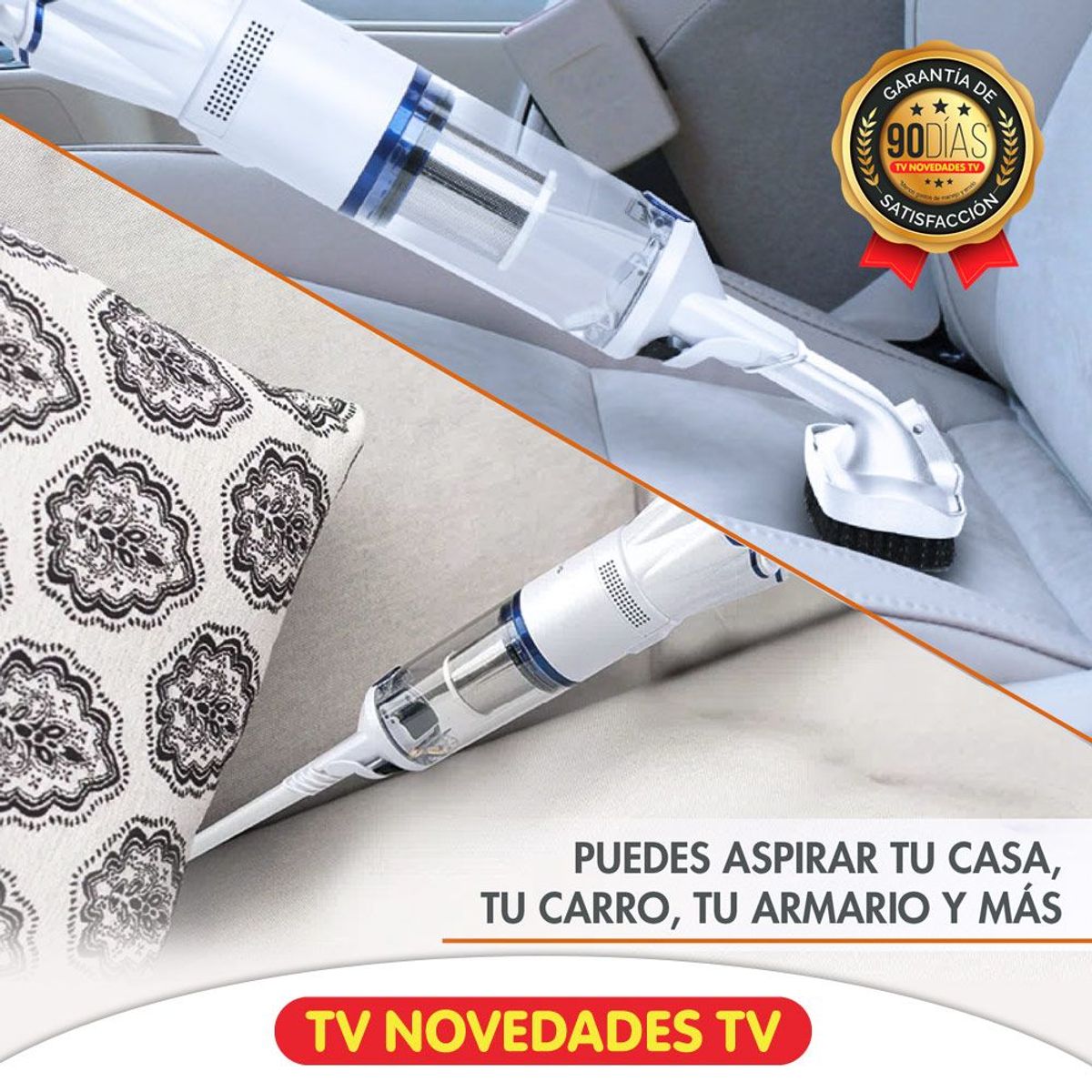 TV NOVEDADES - Aspiradora Inalámbrica De Mano Invictus One Azul