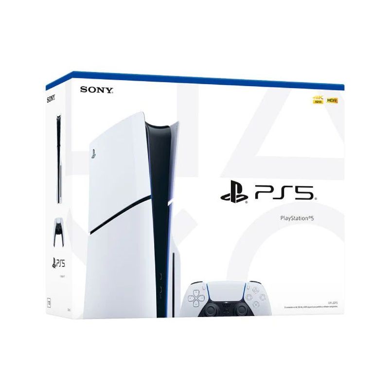SONY - Consola PlayStation 5 Slim Disco 1TB Blanco
