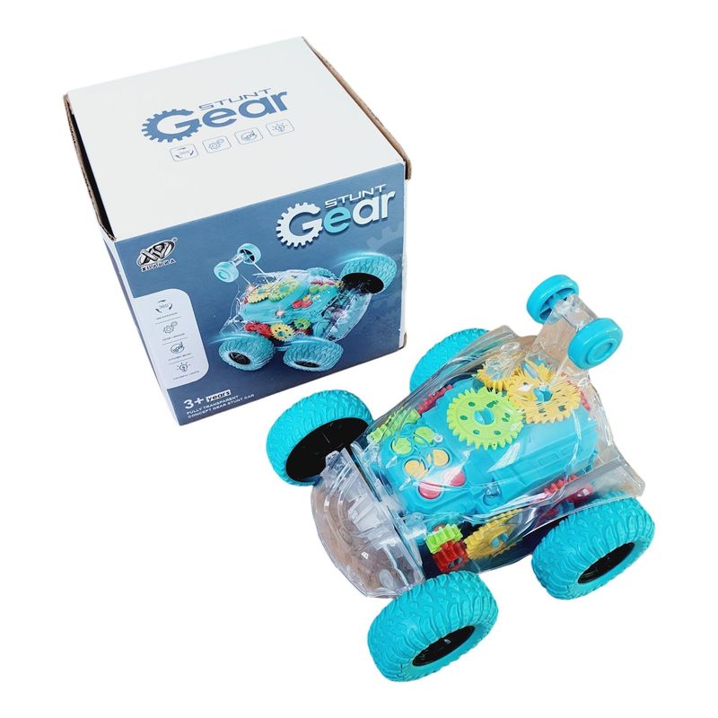 GENERICO - Carro Loco Todoterreno Gear Engranaje Juguete Eléctrico Luz