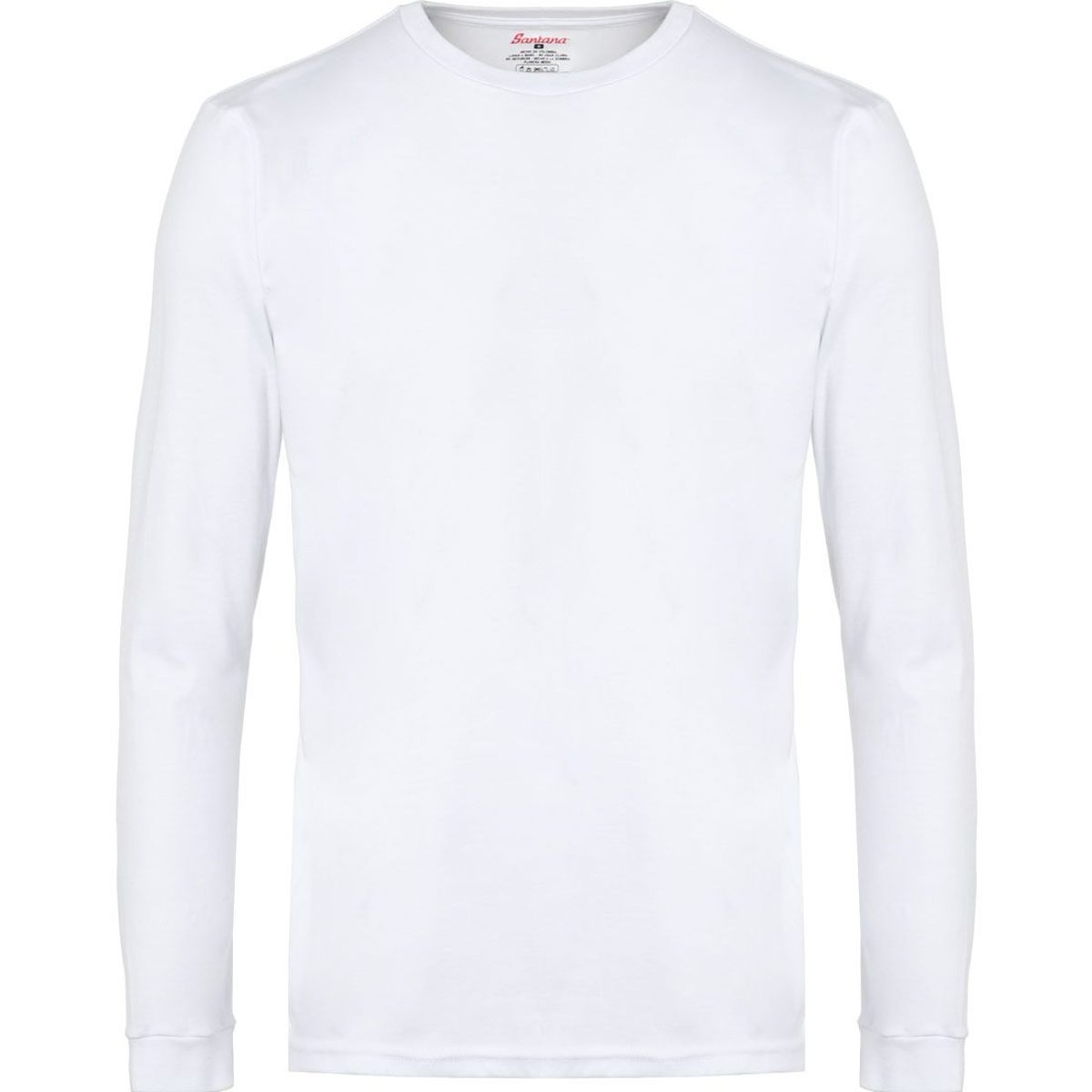 SANTANA - Camiseta Niño Cuello Redondo Manga Larga Blanca Santana