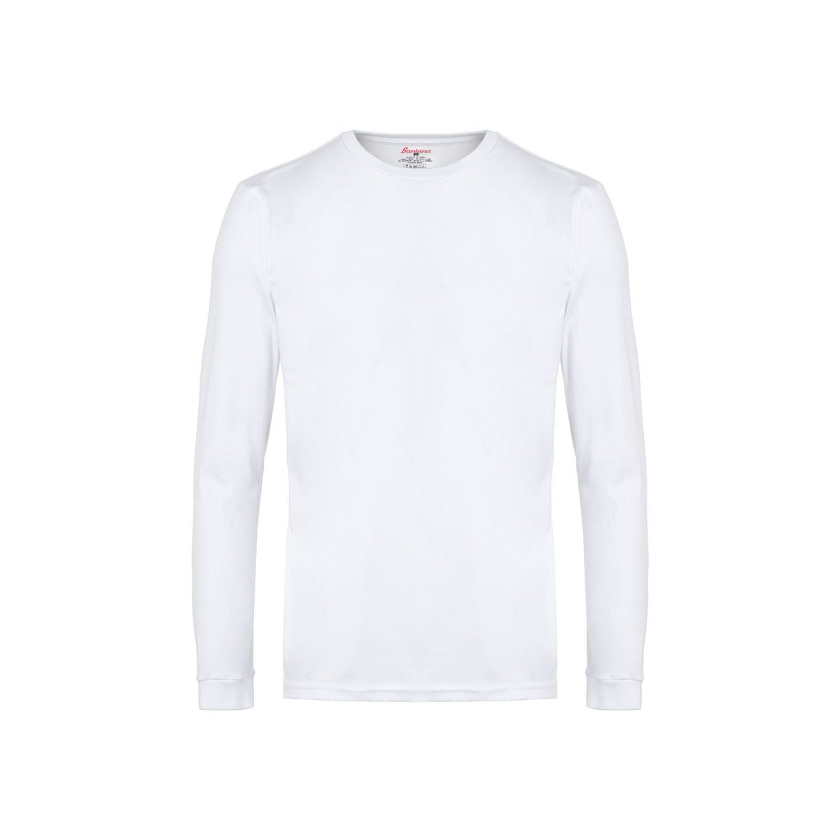 SANTANA - Camiseta Niño Cuello Redondo Manga Larga Blanca Santana