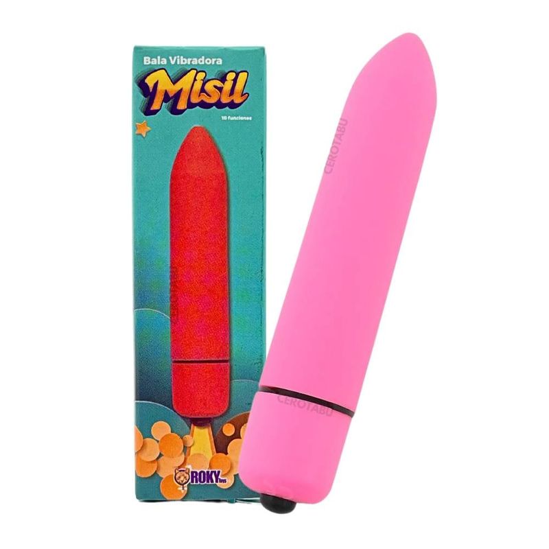 GENERICO - Mini Vibrador Discreto Bala Vibradora Potente Punto G Clítoris Rosa