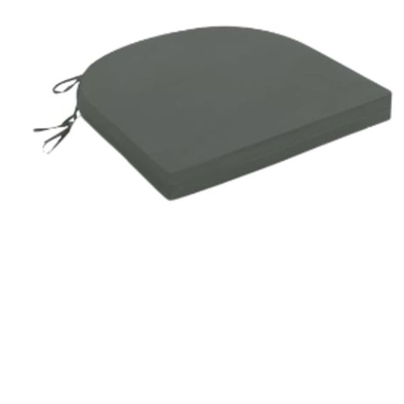 DISEÑOS RAMONA'S - Cojín Para Silla Redondo 42x42 Gris Oscuro