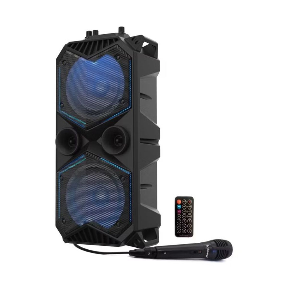 BOWMANN - Parlante Bluetooth Portatil Karaoke USB Bowmann Microfono BTS-265K