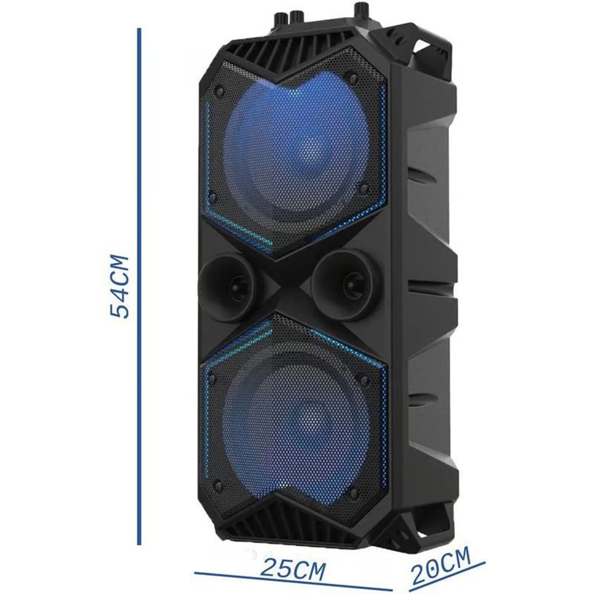 BOWMANN - Parlante Bluetooth Portatil Karaoke USB Bowmann Microfono BTS-265K