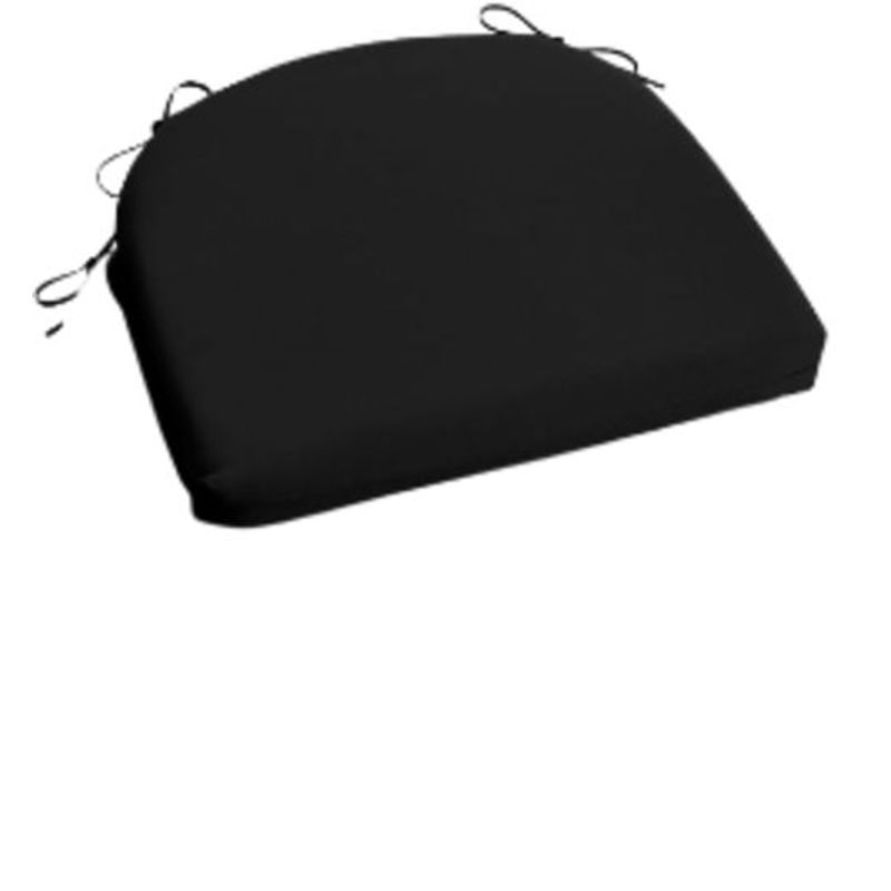 DISEÑOS RAMONA'S - Cojín Para Silla Redondo 42x42 Negro