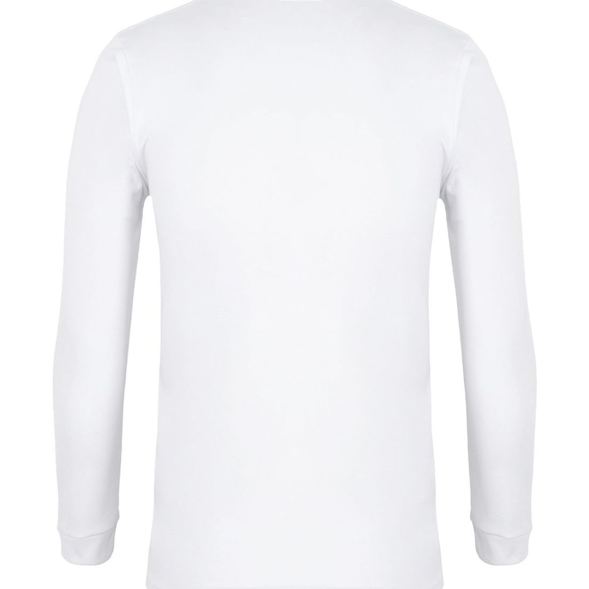 SANTANA - Camiseta Niño Cuello V Manga Larga Blanca Santana