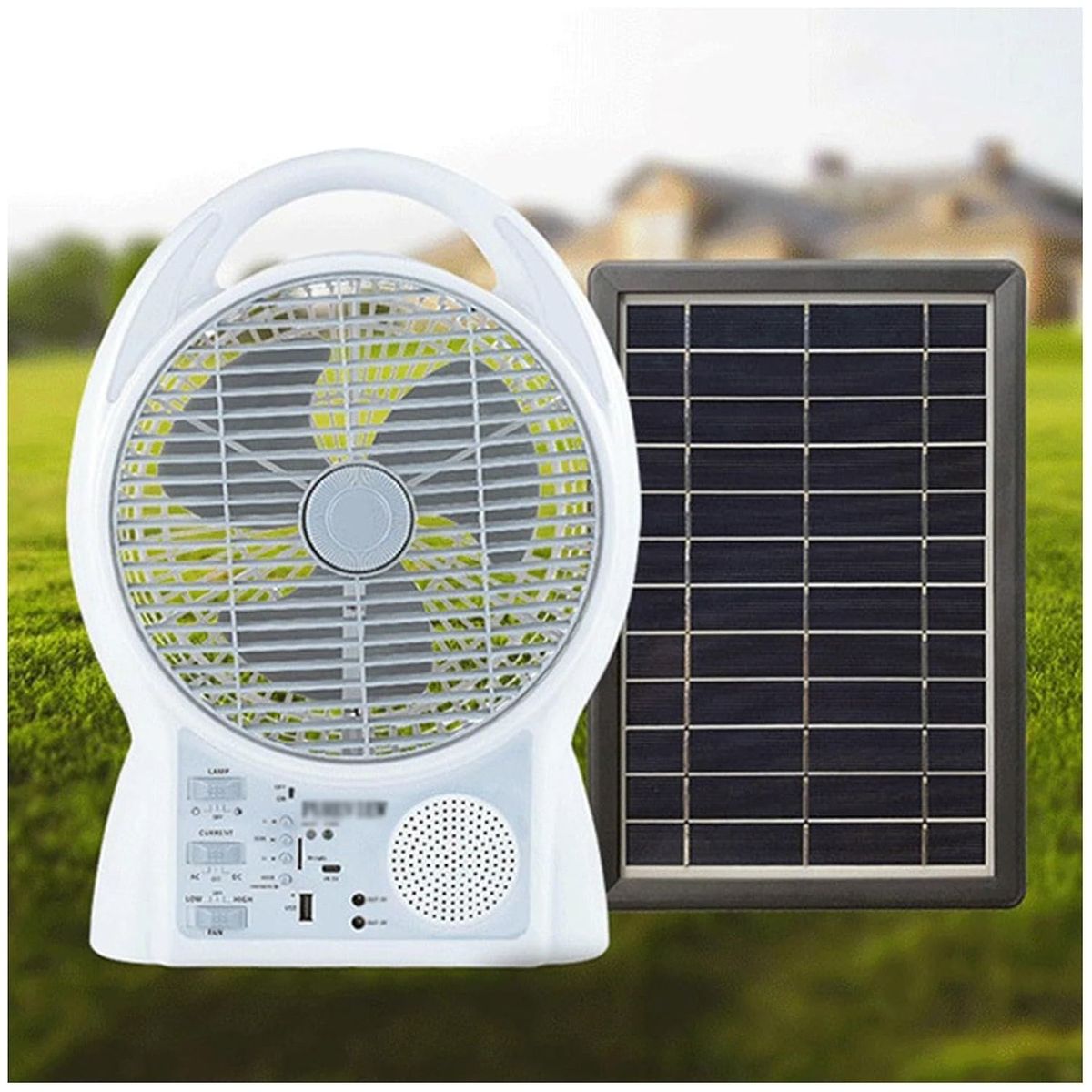 ONE PIXEL - Ventilador Recargable Solar 6 En 1 8029 ONE PIXEL